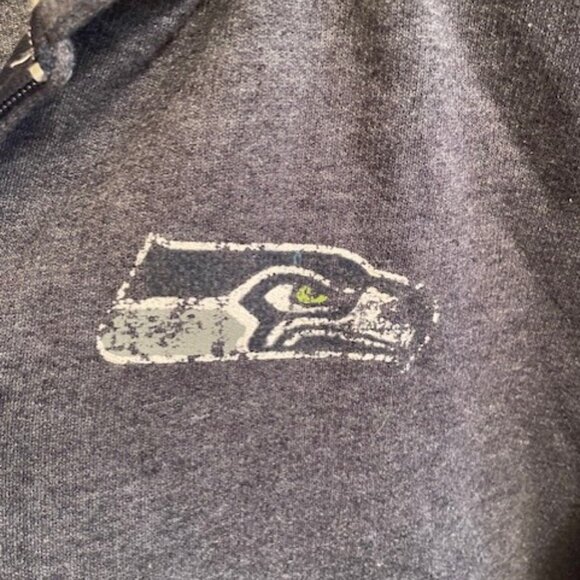 Seattle Seahawks Hooded Sweatshirt, Heathered Blue, 2X - Picture 3 of 5
